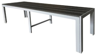 Aluminium tuinbank 150 cm zilver, Pure Home & Garden, zilver